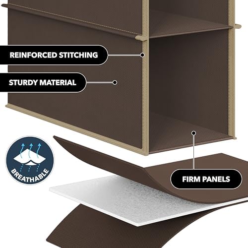 Simple Houseware 10 Shelves Closet Hanging Shoe Organizer - Image 5