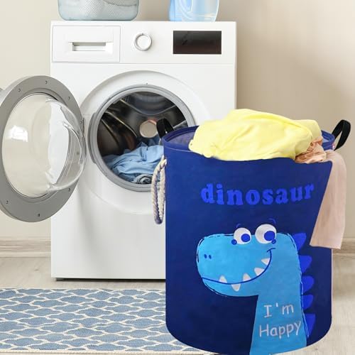 Round Laundry Basket Storage Bins Nursery Hamper Gift Baskets - Image 6
