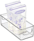 mDesign Small Plastic Nursery Storage Container Bins by mDesign