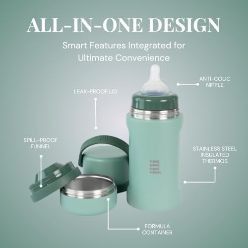 Jili All-in-One Baby Bottle, Insulated Stainless Steel Bottle - Image 3