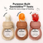 KeaBabies Baby Fruit Feeder 2pk, Silicone Baby Food Feeder - Image 5