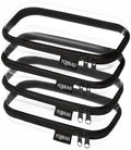 YQBRAO Clear Hard Shell Zipper Cases, 4 Small Cable Organizers by Unknown