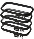 YQBRAO Clear Hard Shell Zipper Cases, 4 Small Cable Organizers by Unknown