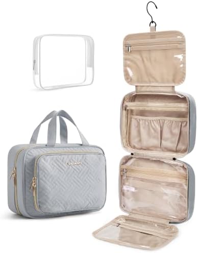 BAGSMART Toiletry Bag Hanging Travel Makeup Organizer by BAGSMART