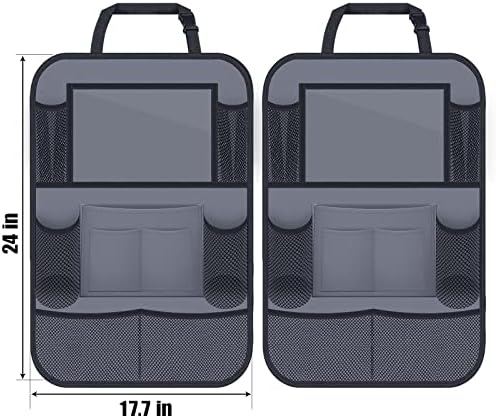 Backseat Car Organizer w/ 10 Storage Pockets 11" Tablet Holder - Image 5