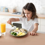 PandaEar 3 Pack Stainless Steel Baby Suction Plates, Divided Toddler Plate - Image 2