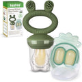 Haakaa Baby Fruit Food Feeder & Mini Freezer Nibble Tray Combo, Breastmilk by haakaa