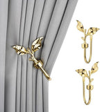 SUQ I OME Leaf Shaped Curtain Holdbacks, 1 Pair by SUQIOME