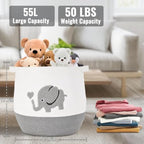 Large Baby Laundry Hamper, Toy and Blanket Storage Basket - Image 4