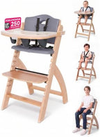 Abiie Beyond Junior Convertible Wooden High Chair by Abiie