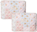 uekeboag 2Pcs Quilted Cotton Makeup Bag, Cosmetic Bag by uekeboag