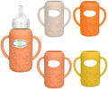 4 Pack Silicone Sleeves for Dr. Brown's Glass Baby Bottles, Anti Breakage Baby by WAJIAYON