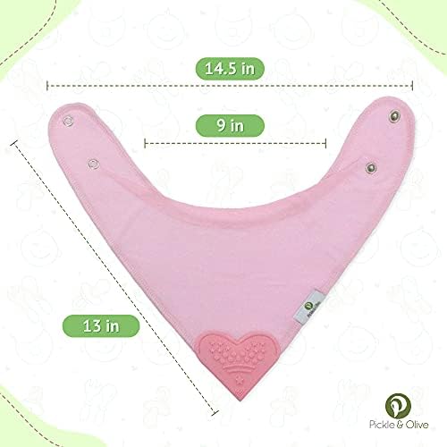 Pickle & Olive Baby Bandana Teething Bibs - Image 4