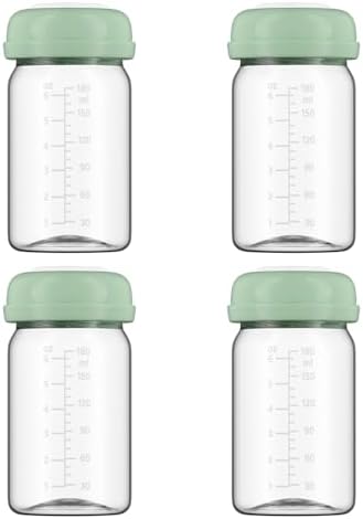 Breastmilk Storage Bottles Collection Bottles, 6oz Wide-Neck Breast Milk by Unknown