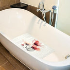 Bath Tub Shower Mat, Washable Bathtub Floor Mats, Suction Cups and Drain Holes - Image 4