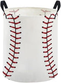 ESSME Ball Laundry Basket, Baseball Hamper Collapsible Canvas Waterproof by ESSME