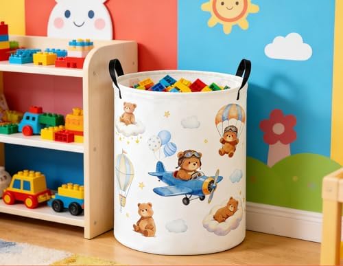 Kids Laundry Basket Bear Hamper - Image 4