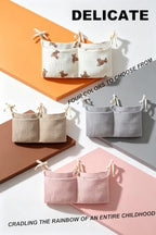 Bedside hanging bag for storing baby milk bottles and blankets - Image 2