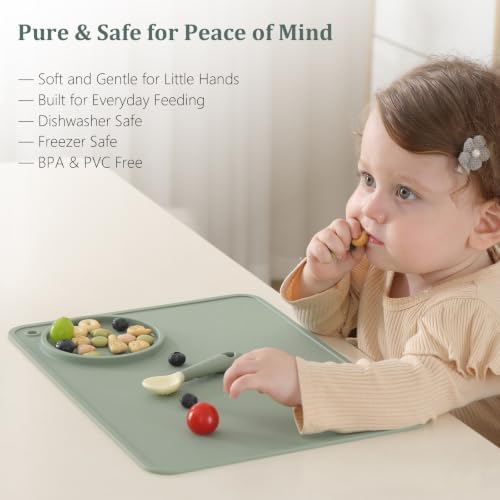 2 Pack Silicone Baby Placemats - Image 3