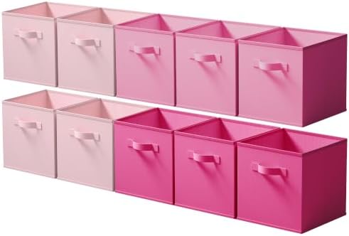 Cupic Cupid 10-Pack 11x11 Storage Cubes, Cube Organizer Bins by CupicCupid