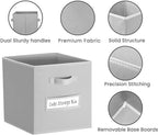 Storage Bins, Light Grey - Image 2