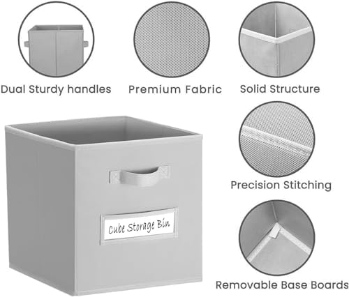 Storage Bins, Light Grey - Image 2