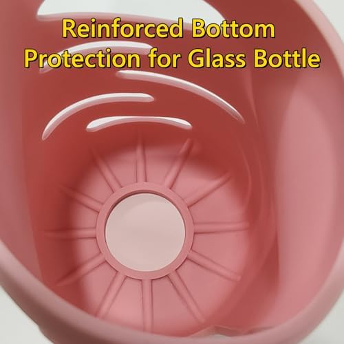 3 Pack Silicone Sleeves for Dr.Brown's Wide Neck 5 OZ Glass Bottles - Image 4