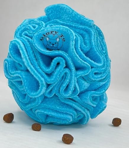 Glory To Dog Puppy/Small Breed Snuffle Dog Puzzle Ball Toy Blue Extra Small - Image 6