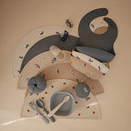 mushie Silicone Baby Bib | Adjustable Fit Waterproof Bibs - Image 5