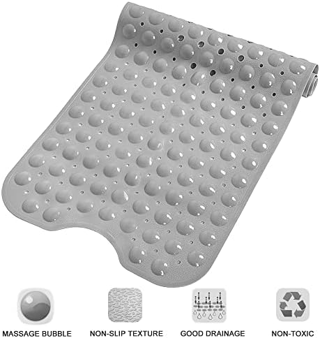 Bathtub and Shower Mats, Extra Long Non-Slip Bath Tub Mat 39 x 16 Inch - Image 5