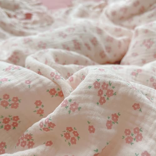 BuLuTu Cotton Pink Floral Kids Pillowcase Standard, 1 Pack - Image 4