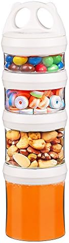 SELEWARE White Stackable Snack Containers by SELEWARE