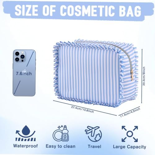 Ruffled Makeup Bag - Image 5