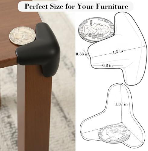 Corner Protector for Baby, 12 Pack EVA Foam Baby Proofing Corner Guards - Image 6