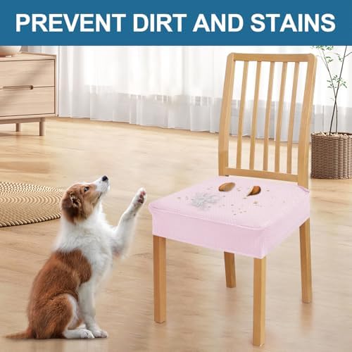 Smiry Waterproof Seat Covers for Dining Room Chairs - Image 6