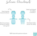Bumkins Baby Utensils Set, Chewtensils Silicone Spoons - Image 5