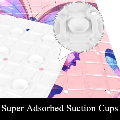 Bathtub Mat Non Slip 26.8x15.1 Inch, Machine Washable Shower Mats - Image 3