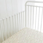 Sorrel + Fern Baby Crib Sheets Neutral, Fitted 2-Pack - Image 4