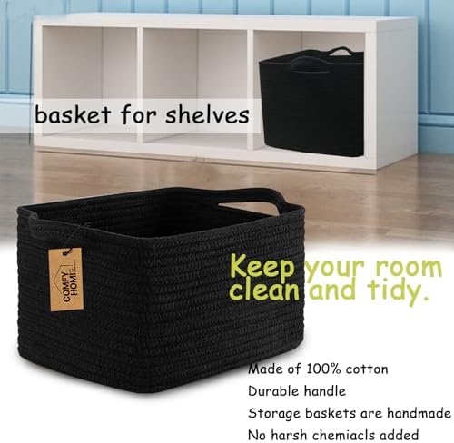 COMFY-HOMI Cotton Rope Woven Basket - Image 3