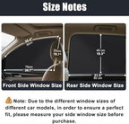 XCBYT Magnetic Car Side Window Shades, 100% Blackout Privacy Curtains - Image 5