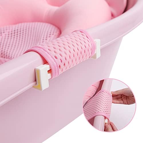 Baby Flotation Bath Cushion Infant Bath Seat Support Net Newborn Bathtub Mesh - Image 6