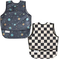 Tiny Twinkle Mess Proof Baby Bibs | 2 Pack Waterproof Toddler Bib by TinyTwinkle