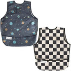 Tiny Twinkle Mess Proof Baby Bibs | 2 Pack Waterproof Toddler Bib by TinyTwinkle