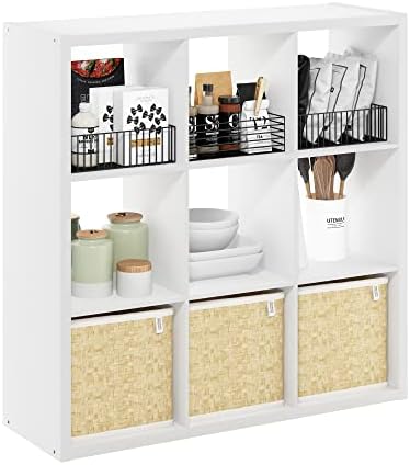 Furinno Cubicle Open Back Decorative Cube Storage Organizer by Furinno-FitsYourSpaceFitsYourBudget
