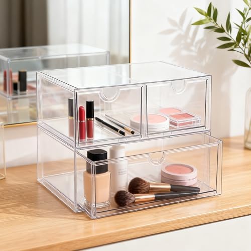 Prsildan Acrylic Drawer Makeup Organizer - Image 6