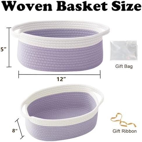 Woven Rope Basket-Baby Gift Basket - Image 2