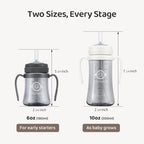 GROSMIMI PPSU Baby Straw Cup Stage 1, Spill-Proof - Image 6