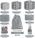 BAGAIL 8 Set Packing Cubes Luggage Packing Organizers - Image 2