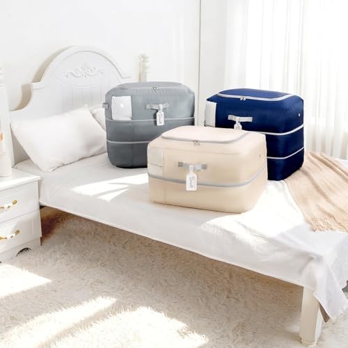 Comforter Storage Bag - 110L Large Capacity Blanket Storage Bags Ultra Space - Image 7