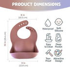Silicone Baby Feeding Bibs – Waterproof, Soft & Adjustable - Image 3